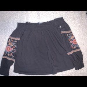 American eagle off the shoulder top